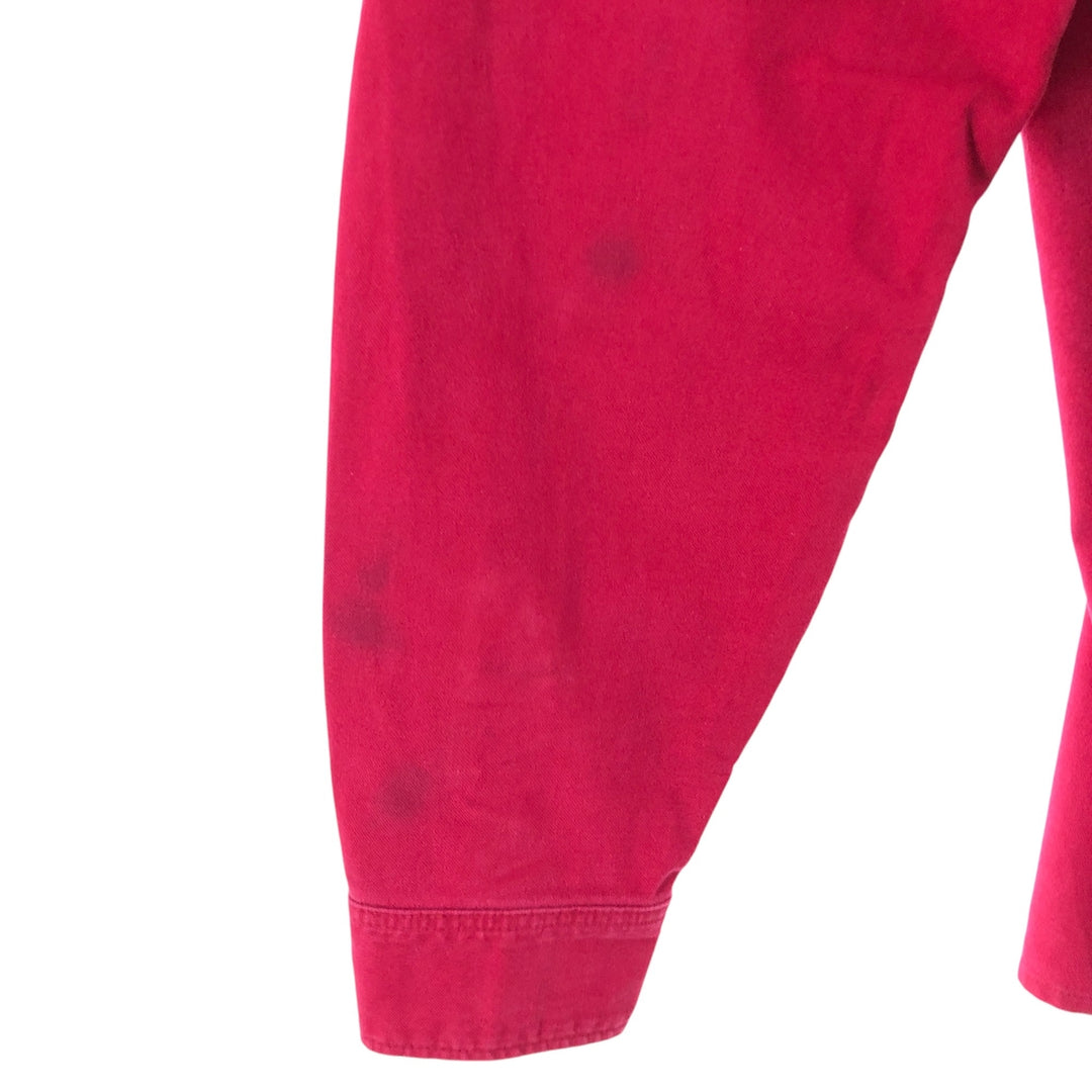 70'S BIG MAC Long Sleeve Light Flannel Shirt Made in USA Men's L Size Vintage cotton red type Vintage Second Hand