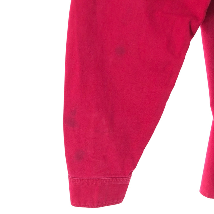 70'S BIG MAC Long Sleeve Light Flannel Shirt Made in USA Men's L Size Vintage cotton red type Vintage Second Hand