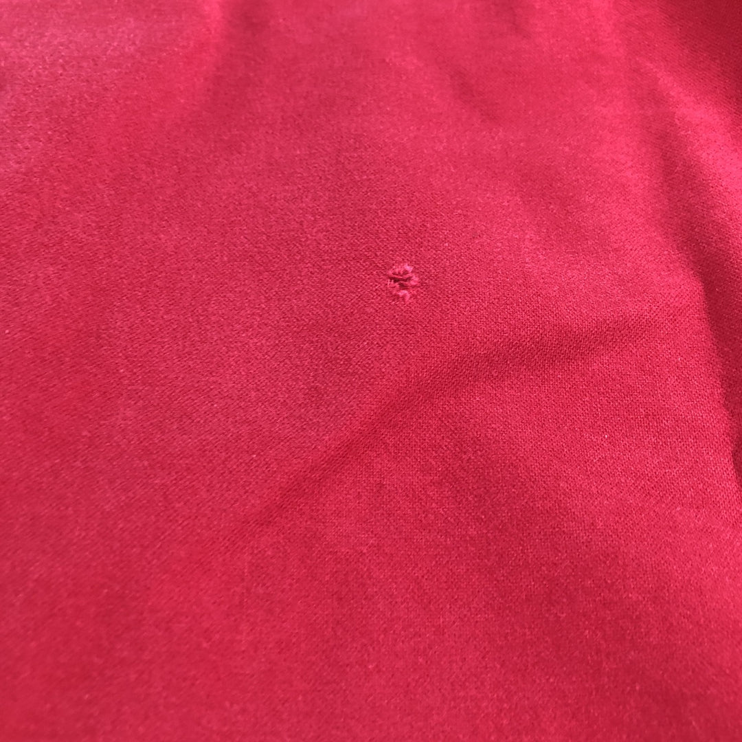 70'S BIG MAC Long Sleeve Light Flannel Shirt Made in USA Men's L Size Vintage cotton red type Vintage Second Hand