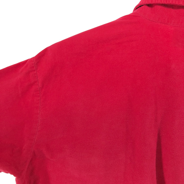 70'S BIG MAC Long Sleeve Light Flannel Shirt Made in USA Men's L Size Vintage cotton red type Vintage Second Hand