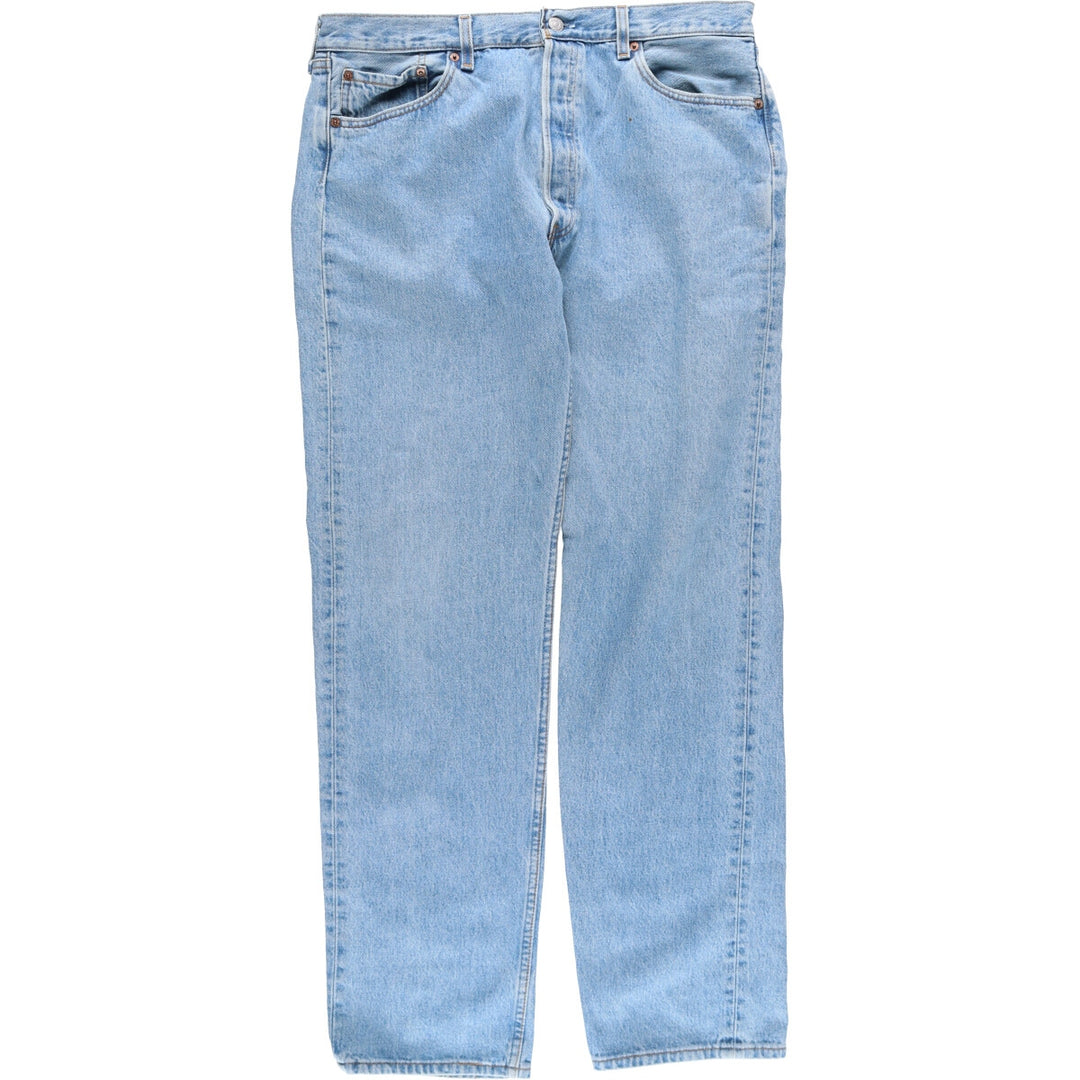 90'S Levi's 501-0193 Straight Denim Pants Made in USA Men's W37 Vintage cotton Blue type light blue Vintage Second Hand