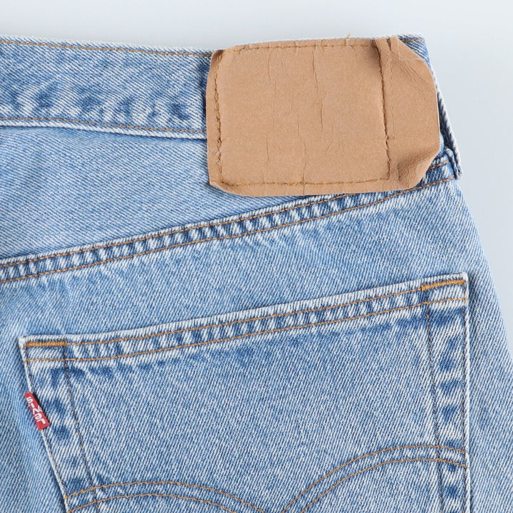 90'S Levi's 501-0193 Straight Denim Pants Made in USA Men's W37 Vintage cotton Blue type light blue Vintage Second Hand