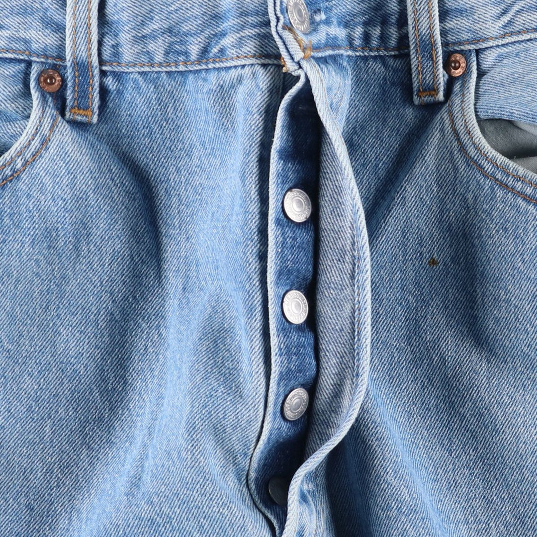 90'S Levi's 501-0193 Straight Denim Pants Made in USA Men's W37 Vintage cotton Blue type light blue Vintage Second Hand