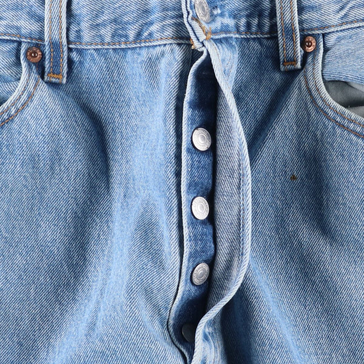 90'S Levi's 501-0193 Straight Denim Pants Made in USA Men's W37 Vintage cotton Blue type light blue Vintage Second Hand