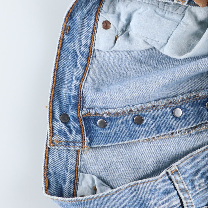 90'S Levi's 501-0193 Straight Denim Pants Made in USA Men's W37 Vintage cotton Blue type light blue Vintage Second Hand