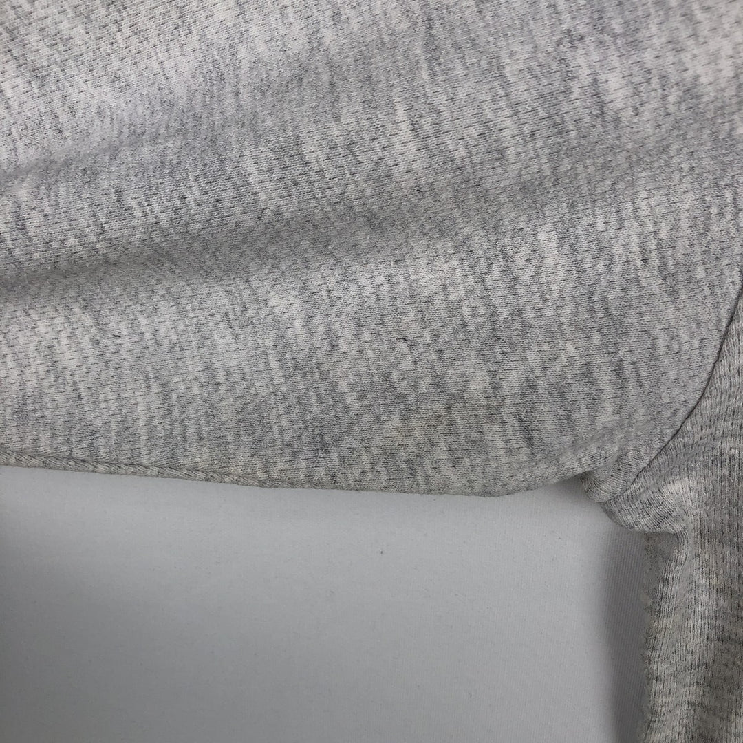 90'S Reebok Mock Neck Sweatshirt, Men's Size L, Vintage cotton gray type Vintage Second Hand