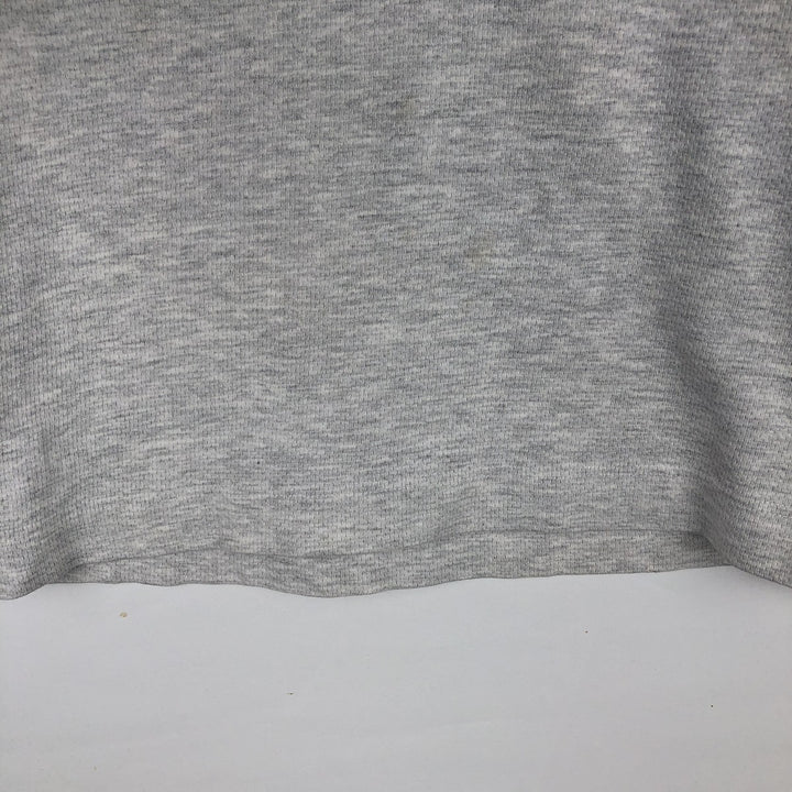 90'S Reebok Mock Neck Sweatshirt, Men's Size L, Vintage cotton gray type Vintage Second Hand