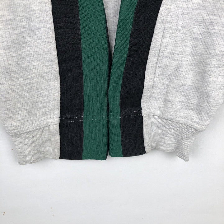 90'S Reebok Mock Neck Sweatshirt, Men's Size L, Vintage cotton gray type Vintage Second Hand