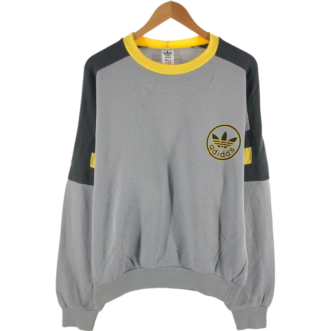 80'S Adidas logo sweatshirt, men's XL size, vintage /eaa522152