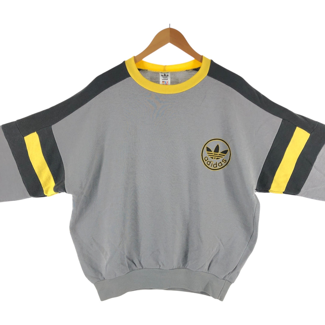 80'S Adidas logo sweatshirt, men's XL size, vintage /eaa522152