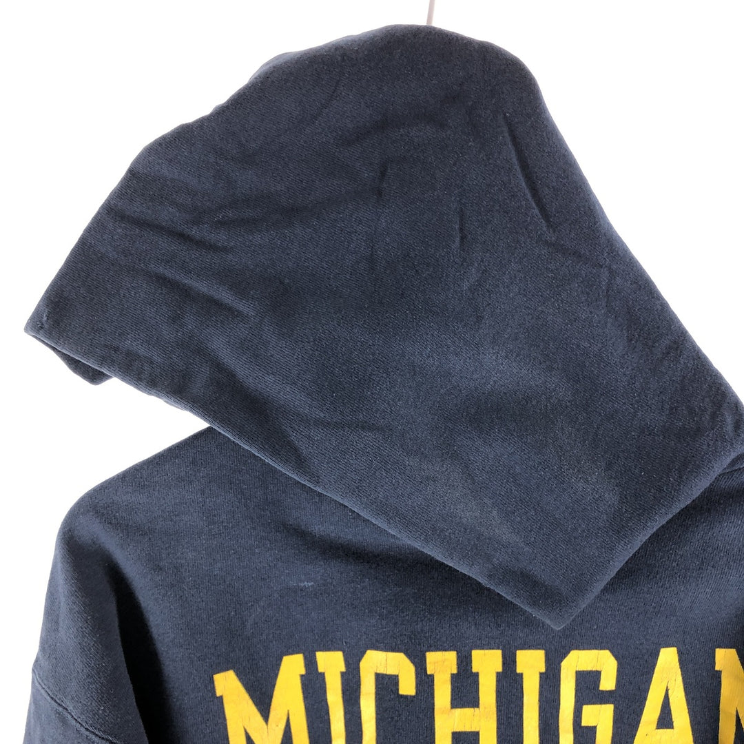 Champion Authentic Athletic Apparel Michigan University Sweatshirt Pullover Hoodie Men's XL /eaa522160