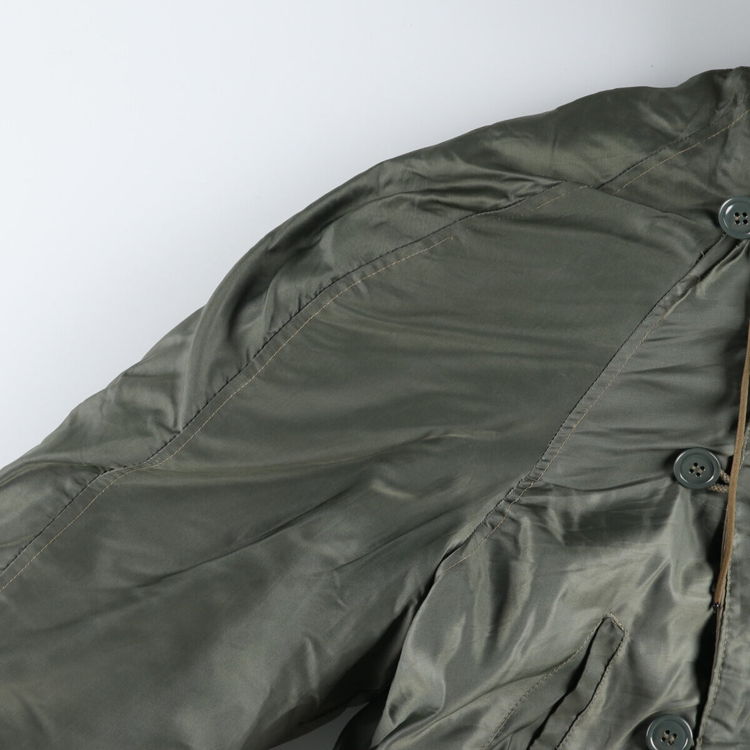 50'S N-3B Military Flight Jacket Men's Size L Vintage unclear Khaki type sage green Vintage Second Hand