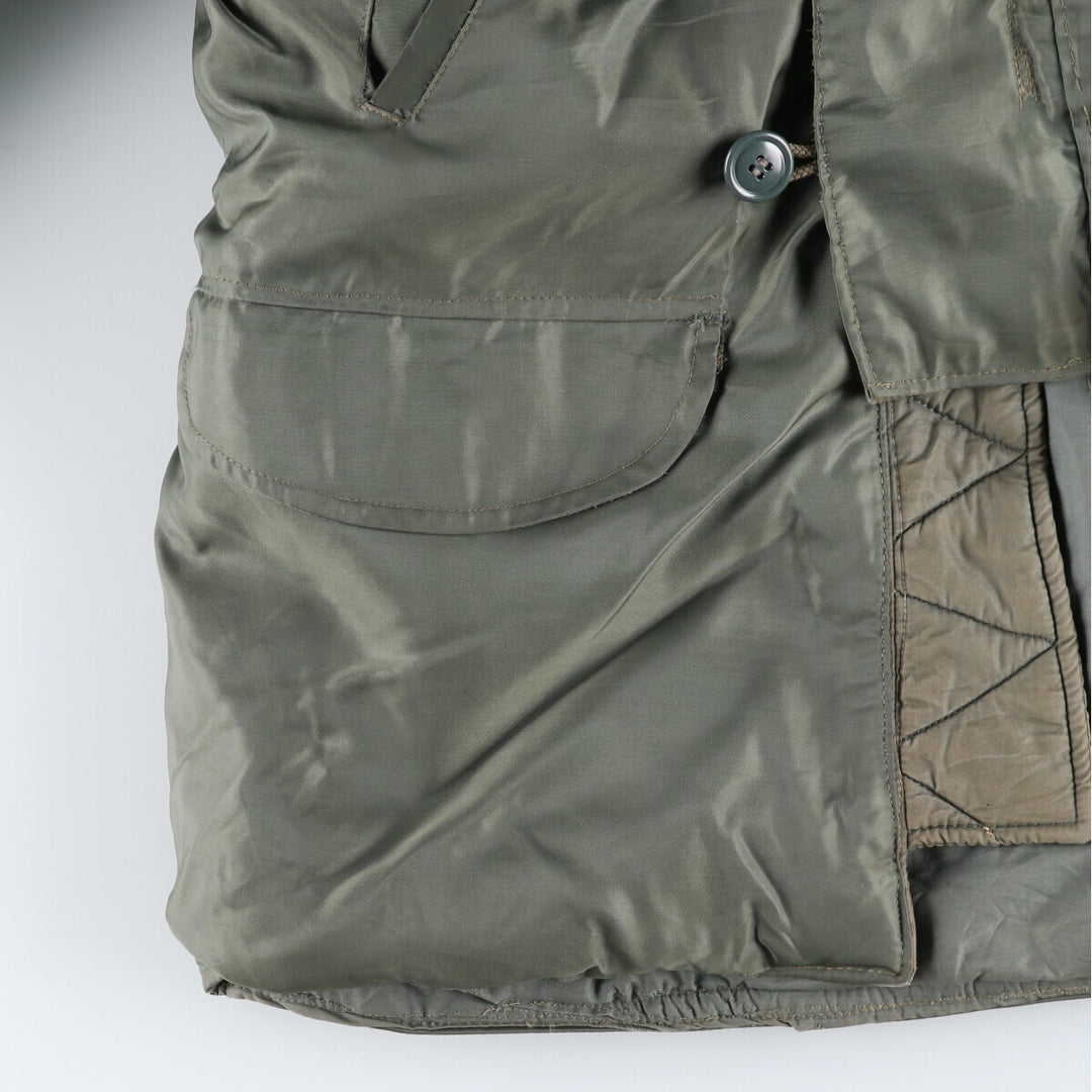 50'S N-3B Military Flight Jacket Men's Size L Vintage unclear Khaki type sage green Vintage Second Hand