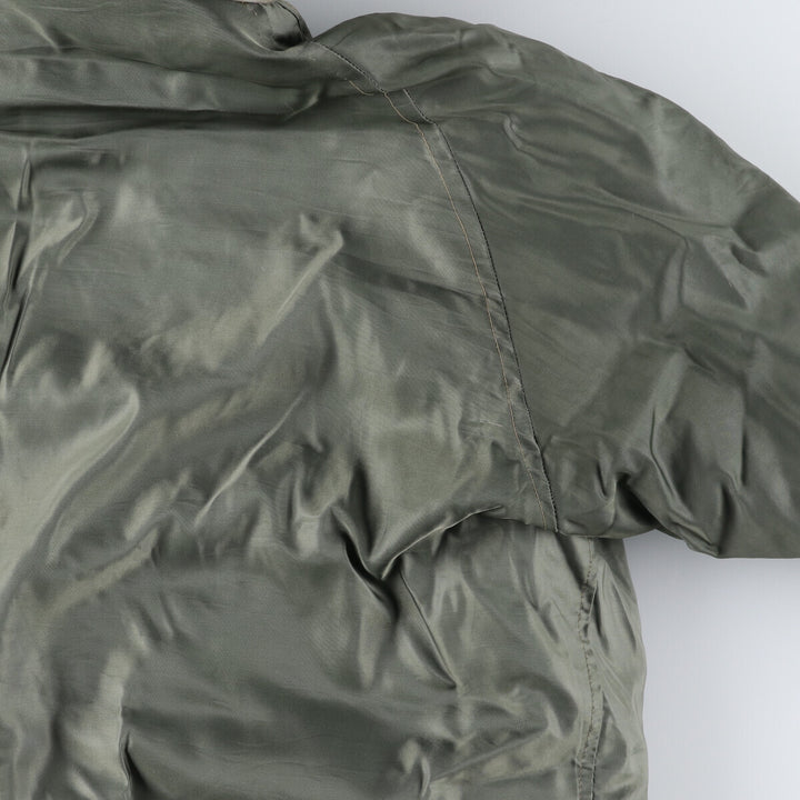50'S N-3B Military Flight Jacket Men's Size L Vintage unclear Khaki type sage green Vintage Second Hand