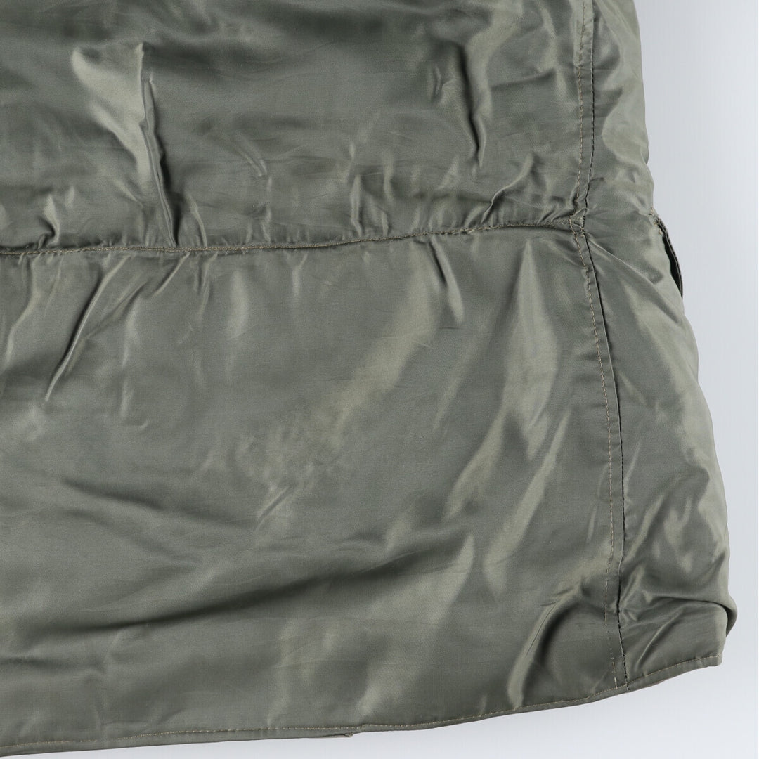 50'S N-3B Military Flight Jacket Men's Size L Vintage unclear Khaki type sage green Vintage Second Hand