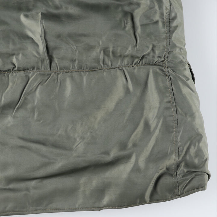 50'S N-3B Military Flight Jacket Men's Size L Vintage unclear Khaki type sage green Vintage Second Hand