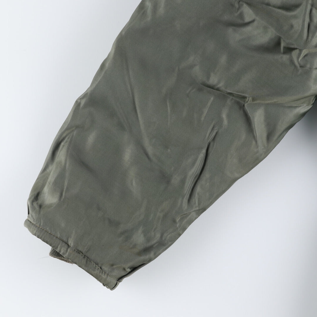 50'S N-3B Military Flight Jacket Men's Size L Vintage unclear Khaki type sage green Vintage Second Hand