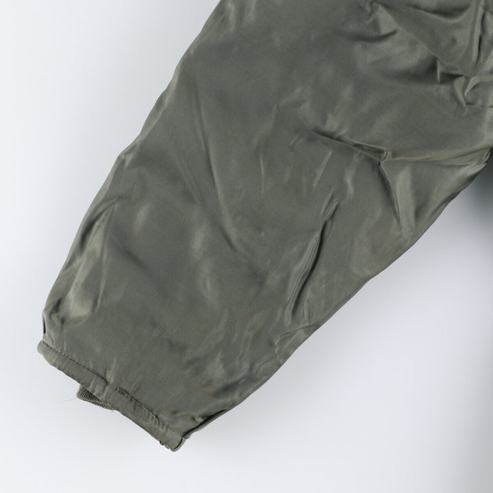 50'S N-3B Military Flight Jacket Men's Size L Vintage unclear Khaki type sage green Vintage Second Hand