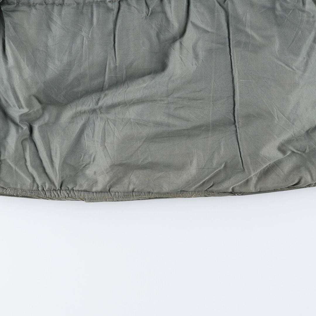 50'S N-3B Military Flight Jacket Men's Size L Vintage unclear Khaki type sage green Vintage Second Hand