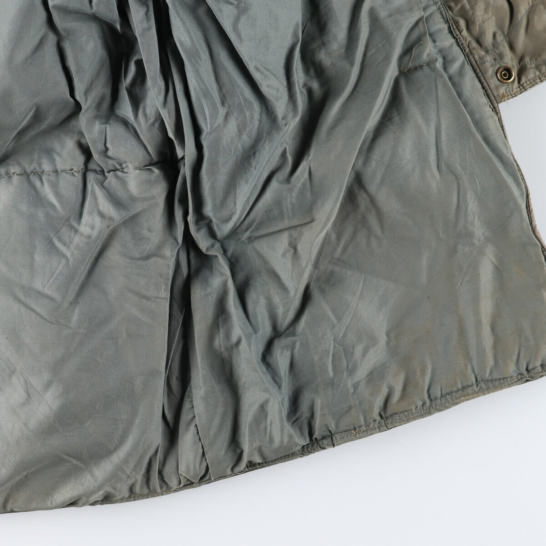 50'S N-3B Military Flight Jacket Men's Size L Vintage unclear Khaki type sage green Vintage Second Hand