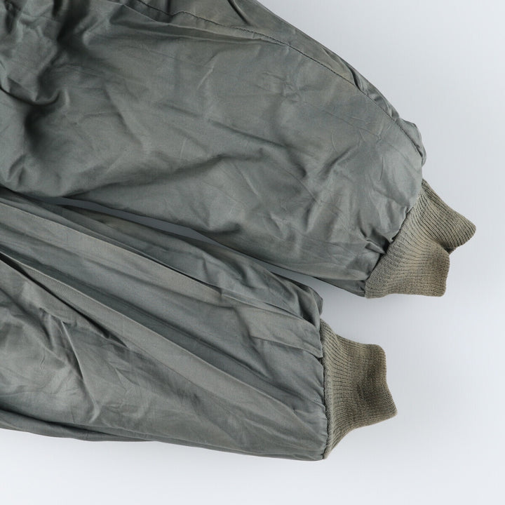 50'S N-3B Military Flight Jacket Men's Size L Vintage unclear Khaki type sage green Vintage Second Hand