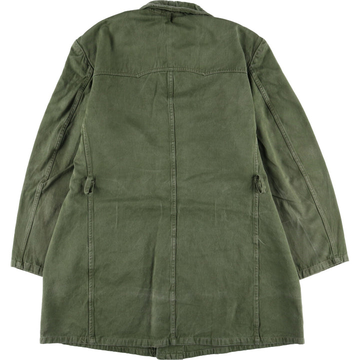 Vintage Hungarian Army Field Coat, Men's Size L unclear Khaki type Vintage Second Hand