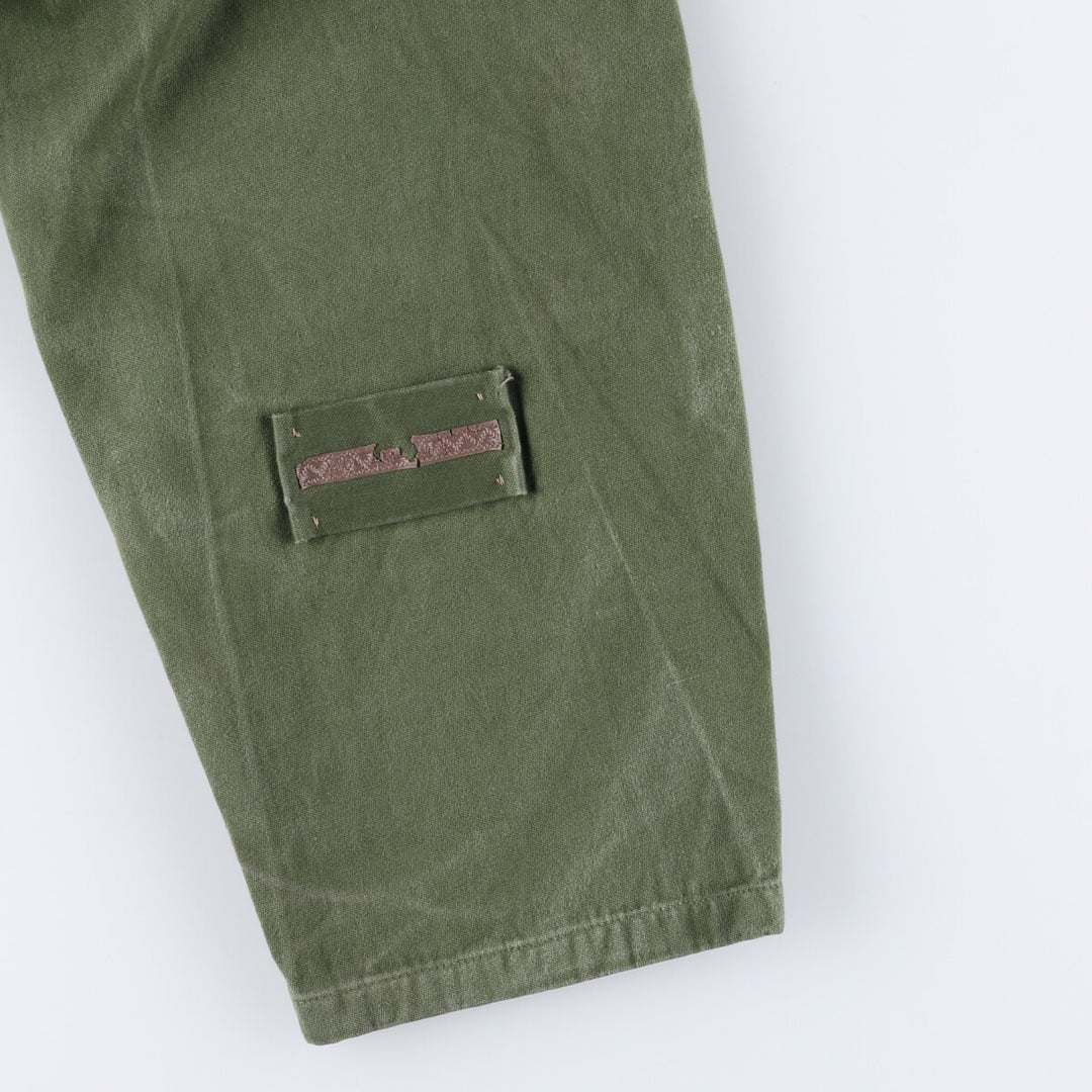 Vintage Hungarian Army Field Coat, Men's Size L unclear Khaki type Vintage Second Hand