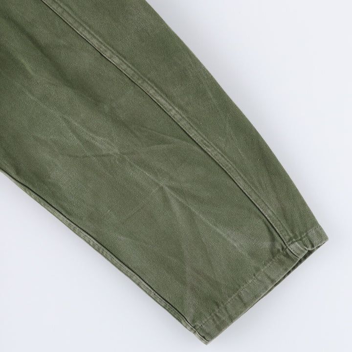 Vintage Hungarian Army Field Coat, Men's Size L unclear Khaki type Vintage Second Hand