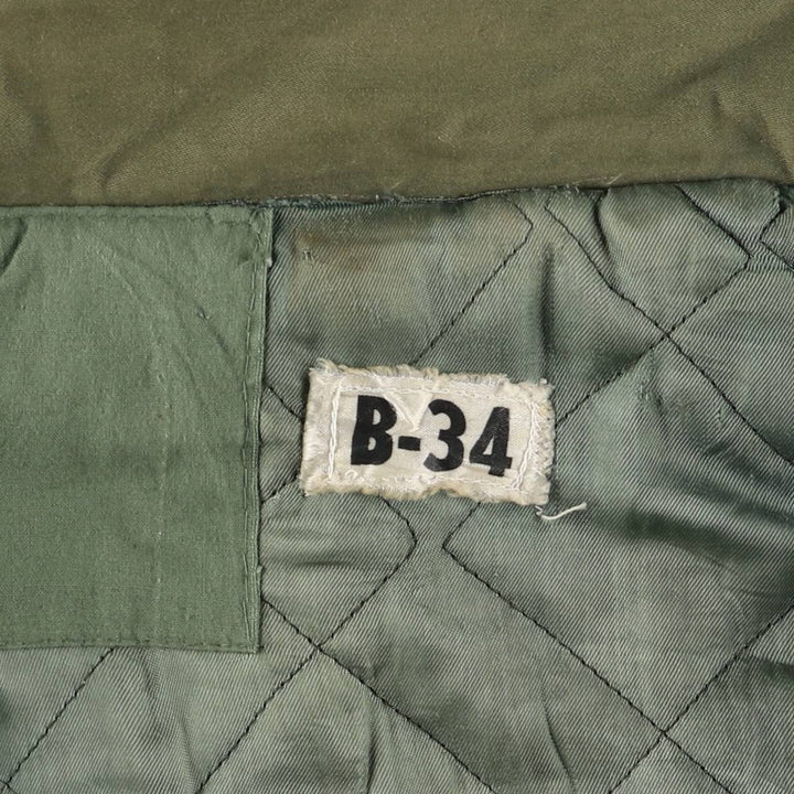 B-34 Military Flight Jacket Men's XXL unclear Khaki type Vintage Second Hand
