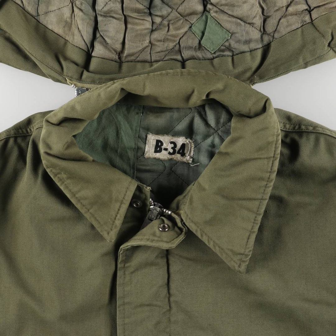 B-34 Military Flight Jacket Men's XXL unclear Khaki type Vintage Second Hand
