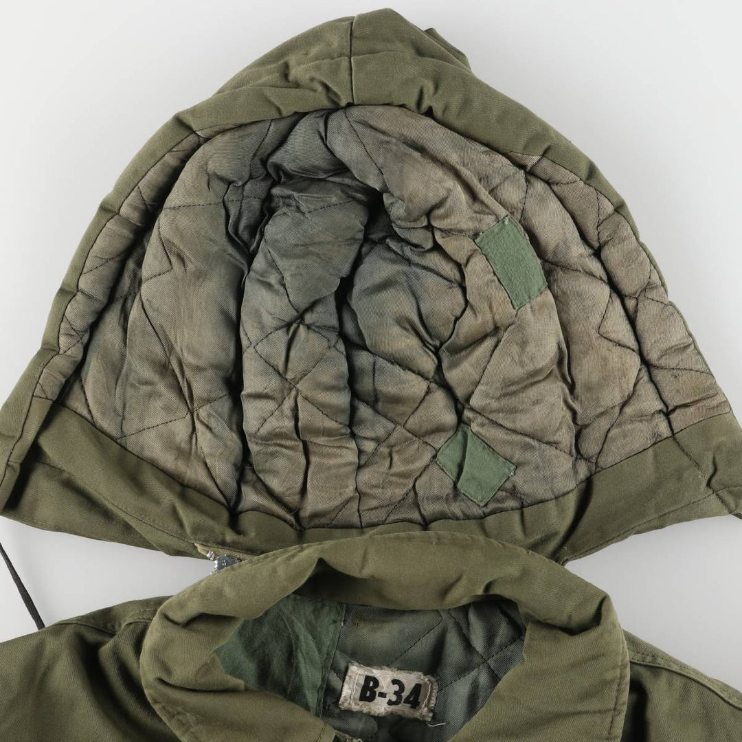 B-34 Military Flight Jacket Men's XXL unclear Khaki type Vintage Second Hand