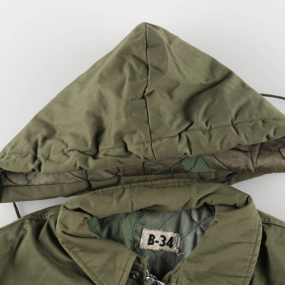 B-34 Military Flight Jacket Men's XXL unclear Khaki type Vintage Second Hand
