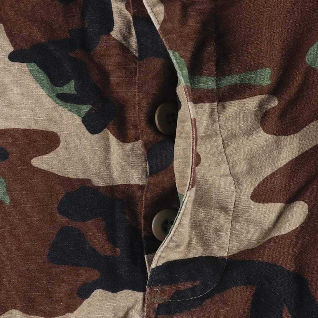Civilian product Rothco ROTHCO Camouflage Pattern Woodland Camo Military Cargo Pants Made in USA Men's W34 equivalent cotton Khaki type Vintage Second Hand