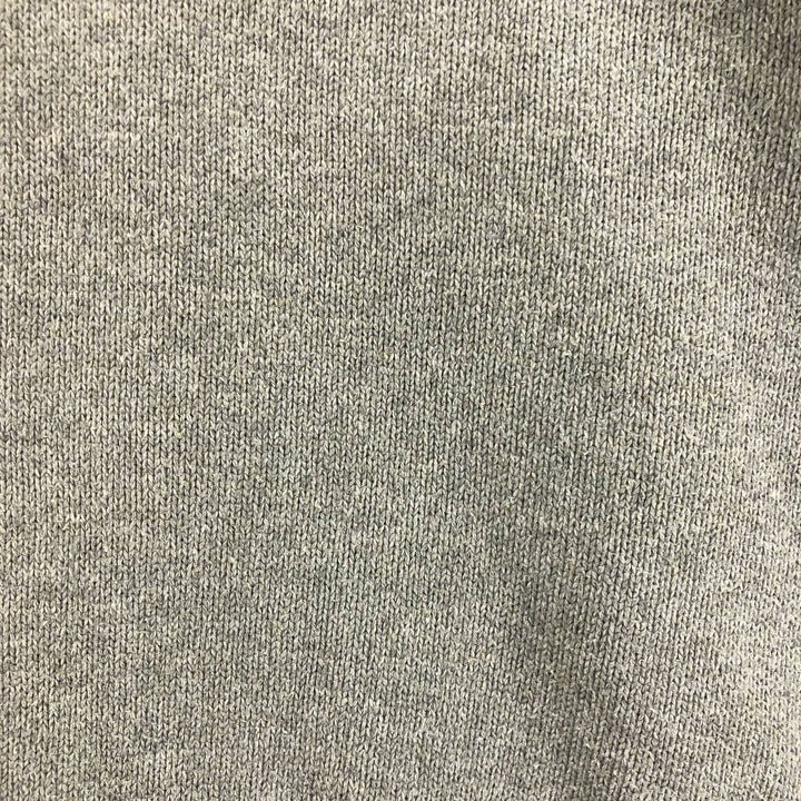 Ralph Lauren POLO RALPH LAUREN Cotton Knit Half-Button Sweater, Men's Size L cotton gray type Vintage Second Hand