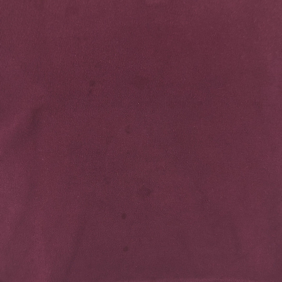 Eddie Bauer Half-Button Sweatshirt, Men's Size L cotton wine-red Vintage Second Hand
