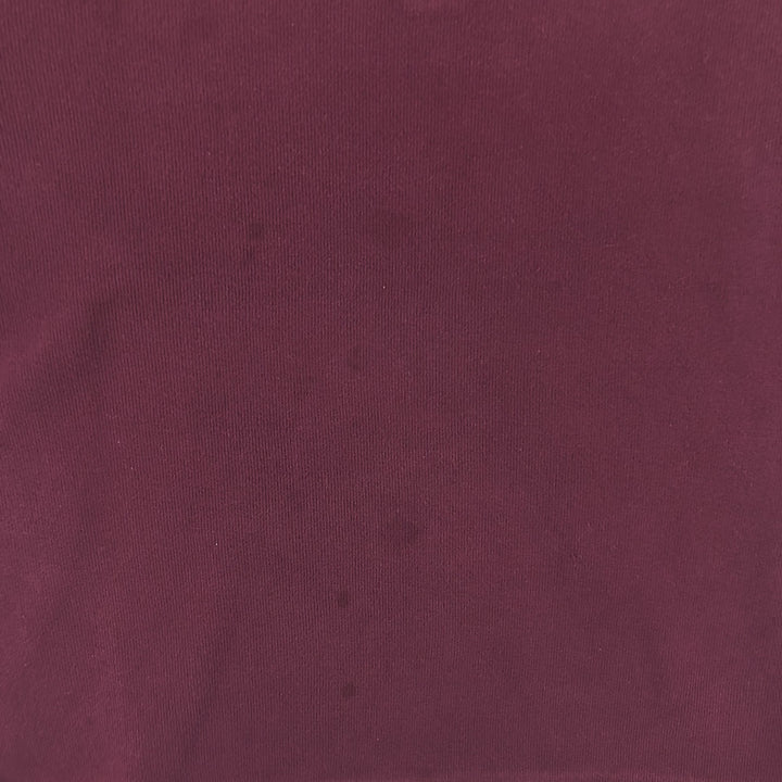 Eddie Bauer Half-Button Sweatshirt, Men's Size L cotton wine-red Vintage Second Hand