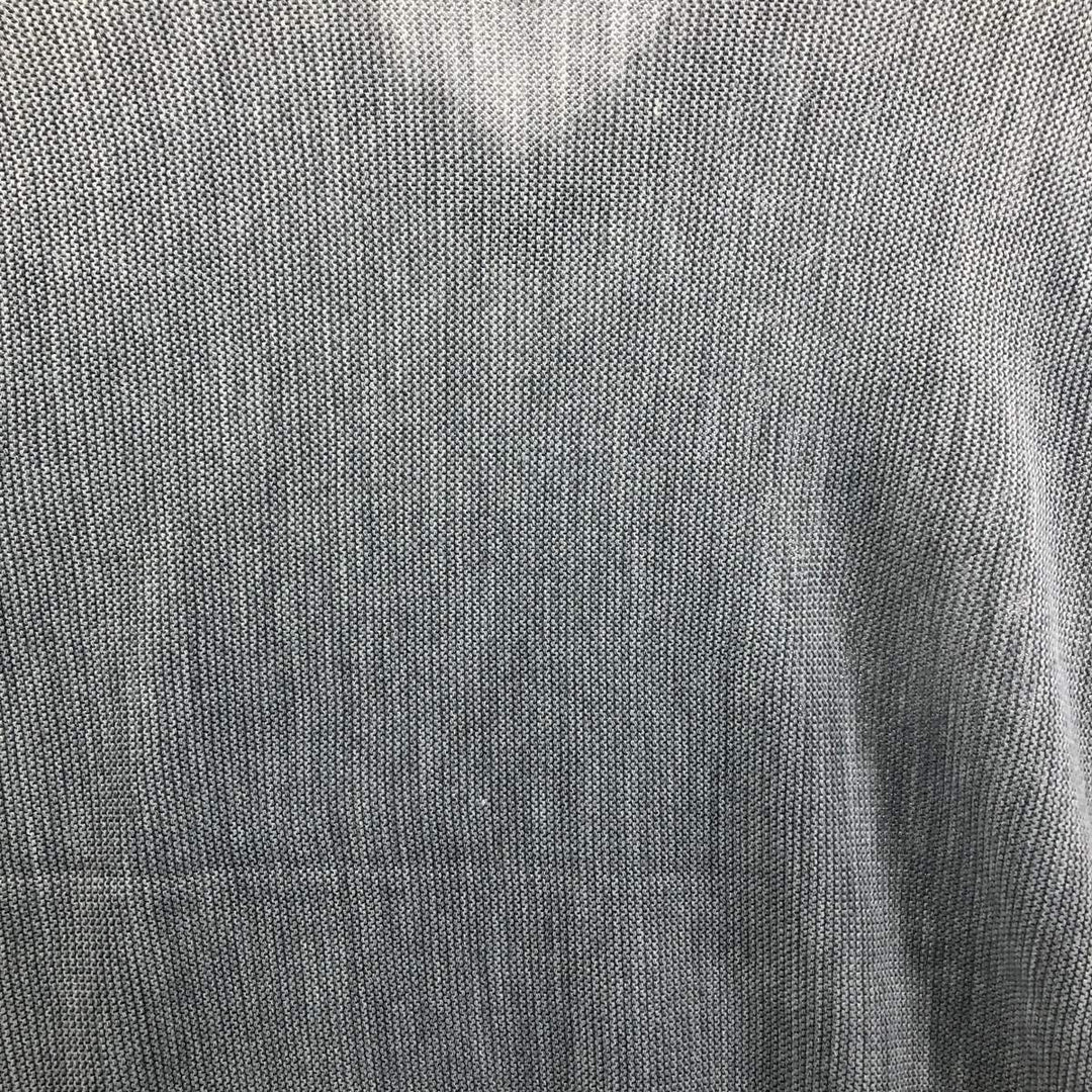 Dockers Golf V-neck acrylic knit vest, size L for men acrylic gray type Vintage Second Hand