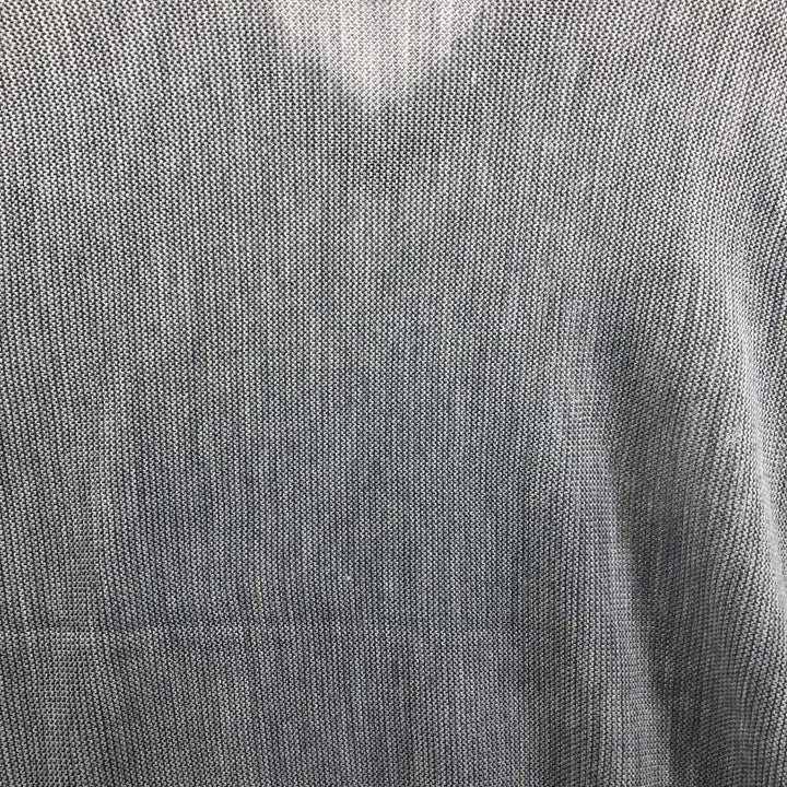 Dockers Golf V-neck acrylic knit vest, size L for men acrylic gray type Vintage Second Hand