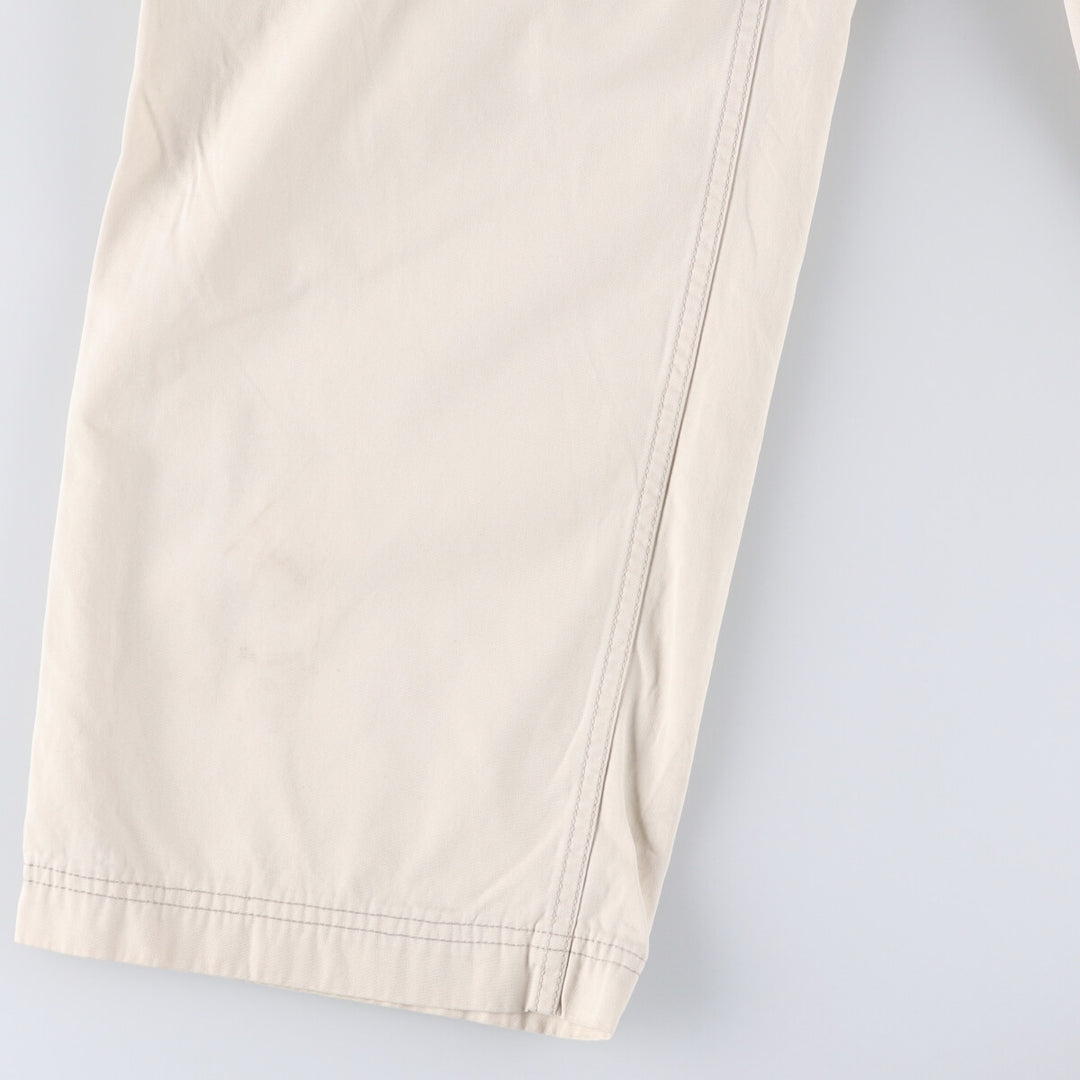 00'S Ralph Lauren POLO JEANS COMPANY Military Cargo Pants Men's M cotton ivory Vintage Second Hand