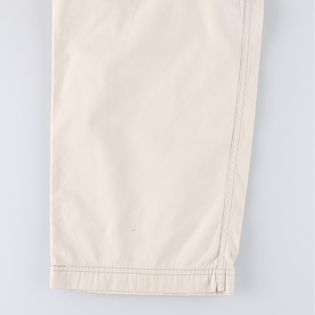 00'S Ralph Lauren POLO JEANS COMPANY Military Cargo Pants Men's M cotton ivory Vintage Second Hand