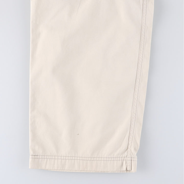 00'S Ralph Lauren POLO JEANS COMPANY Military Cargo Pants Men's M cotton ivory Vintage Second Hand