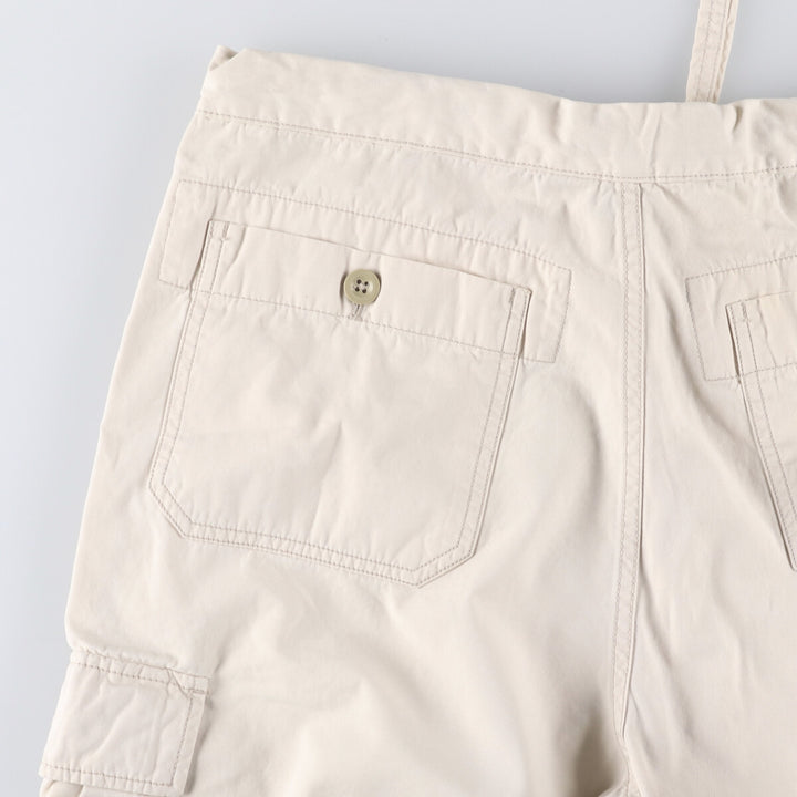 00'S Ralph Lauren POLO JEANS COMPANY Military Cargo Pants Men's M cotton ivory Vintage Second Hand