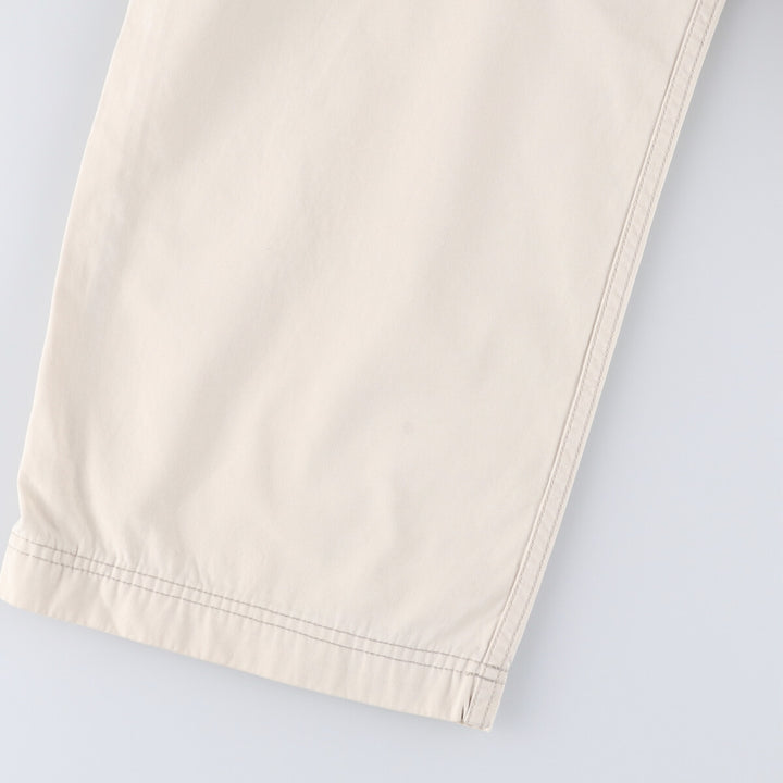 00'S Ralph Lauren POLO JEANS COMPANY Military Cargo Pants Men's M cotton ivory Vintage Second Hand