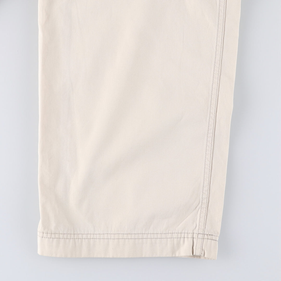 00'S Ralph Lauren POLO JEANS COMPANY Military Cargo Pants Men's M cotton ivory Vintage Second Hand