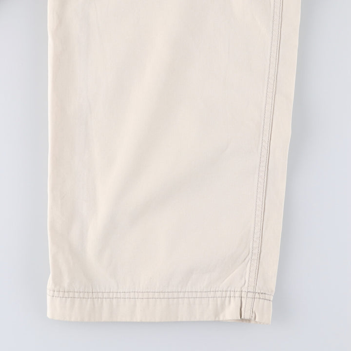 00'S Ralph Lauren POLO JEANS COMPANY Military Cargo Pants Men's M cotton ivory Vintage Second Hand