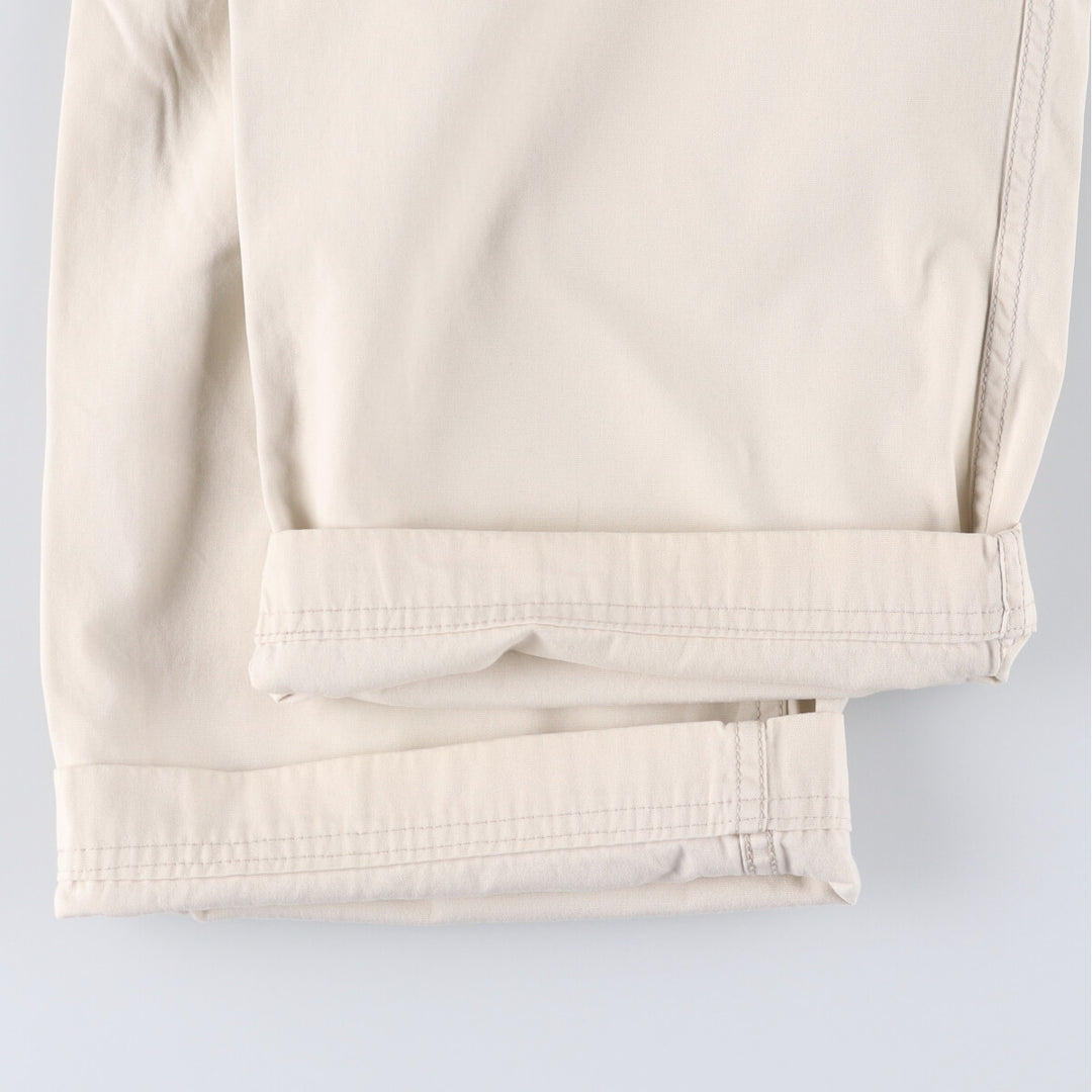 00'S Ralph Lauren POLO JEANS COMPANY Military Cargo Pants Men's M cotton ivory Vintage Second Hand