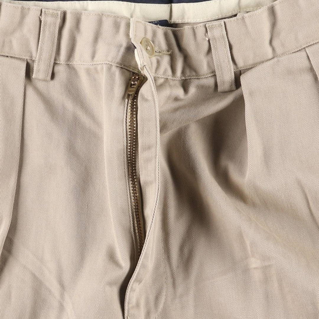 Ralph Lauren POLO RALPH LAUREN Two-pleat chino pants for men, W30 equivalent cotton Beige type Vintage Second Hand