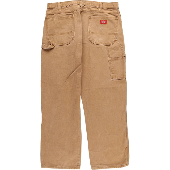 Dickies Relaxed Fit Duck Painter Pants Men's W37 cotton ocher yellow type Vintage Second Hand
