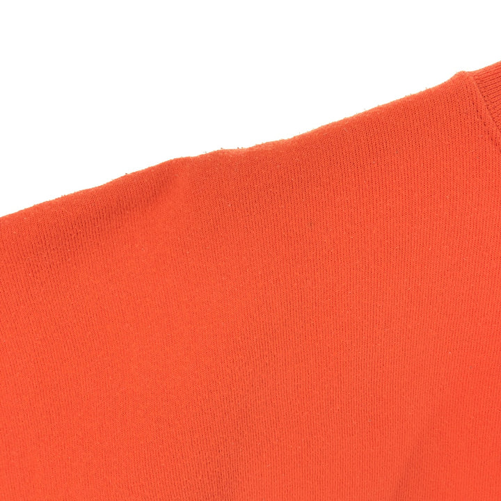 Vintage 90'S Tultex Super Weight plain blank sweatshirt, made in the USA, men's size XL. cotton orange type Vintage Second Hand