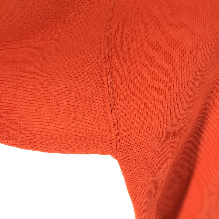 Vintage 90'S Tultex Super Weight plain blank sweatshirt, made in the USA, men's size XL. cotton orange type Vintage Second Hand